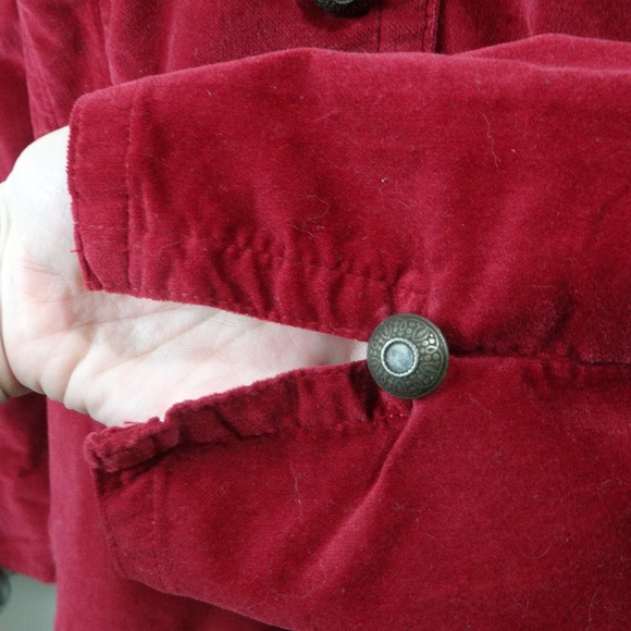 LAL - Vintage Vibes Velvet Button Front Blazer! <3 - Picture 5 of 8